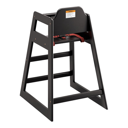 Ghế ăn trẻ em bằng gỗ chuẩn màu đen Lancaster Table & Seating - Chưa lắp ráp