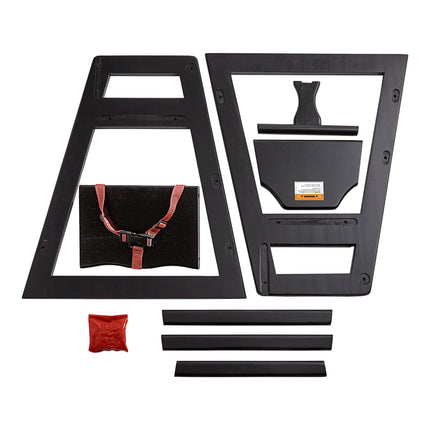 Ghế ăn trẻ em bằng gỗ chuẩn màu đen Lancaster Table & Seating - Chưa lắp ráp