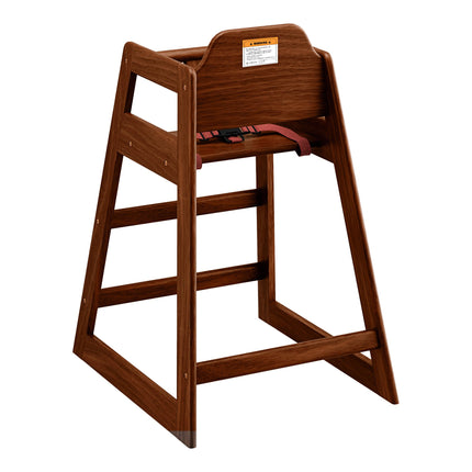 Ghế ăn trẻ em bằng gỗ Lancaster Table & Seating hoàn thiện nâu đậm (chưa lắp)