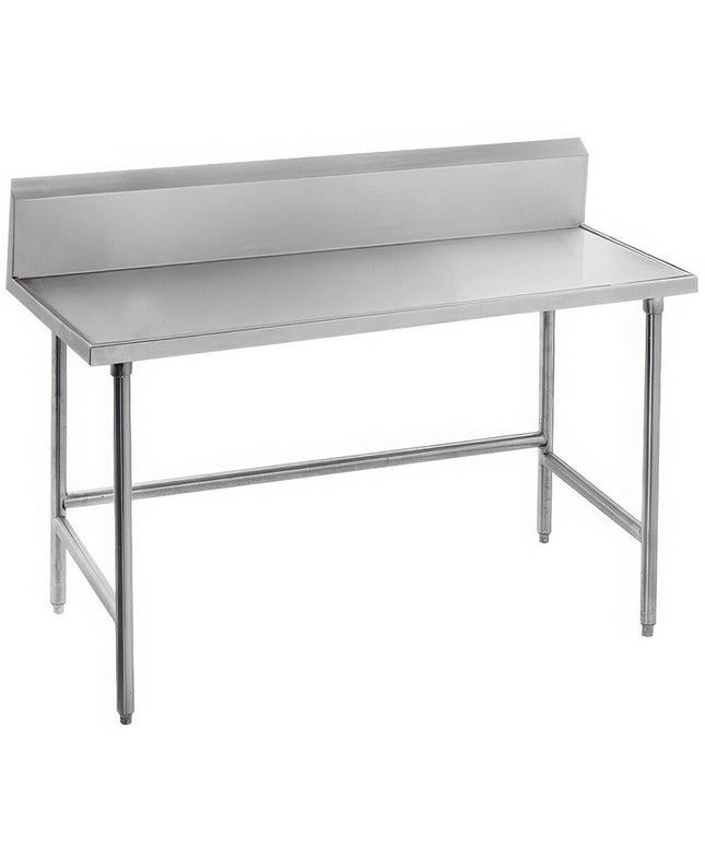 Bàn thao tác inox gauge 14 tấm chắn sau 25 cm Advance Tabco Spec Line TVKS-303 76 x 91 cm