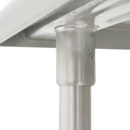Bàn thao tác inox gauge 14 tấm chắn sau 25 cm Advance Tabco Spec Line TVKS-303 76 x 91 cm