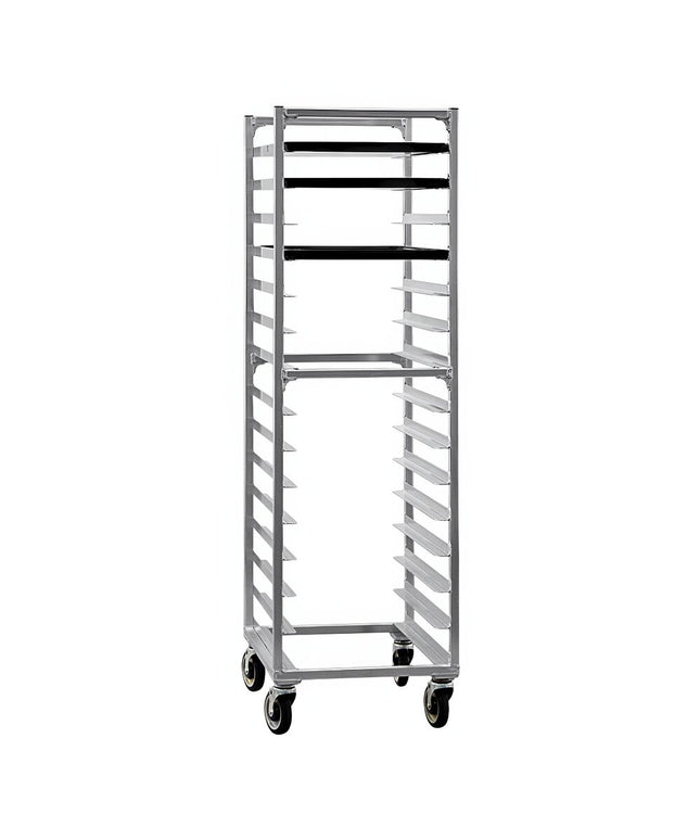 Giá để khay nướng nạp đầu bền bỉ bằng nhôm New Age 1332 15 khay