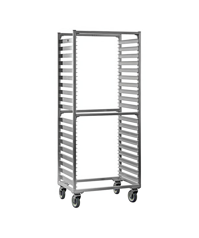 Xe giá đựng khay New Age 38 khay Side Load siêu bền nhôm Bun / xe giá đựng khay 1461S