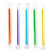 Ống hút trân châu đầu nhọn bản rộng Choice neon 19,7 cm có bọc - Gói 500 cái