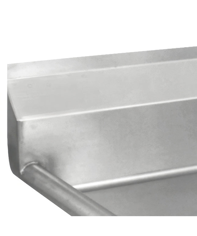 Bồn rửa 3 ngăn inox hai bàn ráo nước 46 cm Advance Tabco FC-3-1824-18RL 229 cm