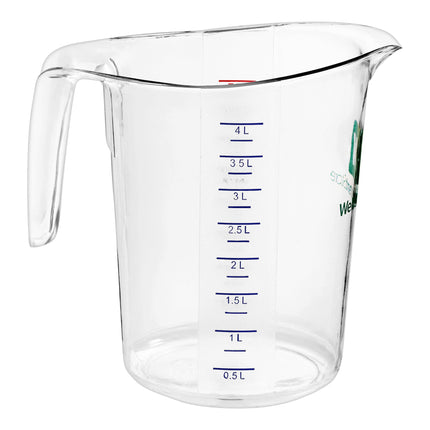 Cốc đong nhựa trong WebstaurantStore 3,8 lít (16 cup)