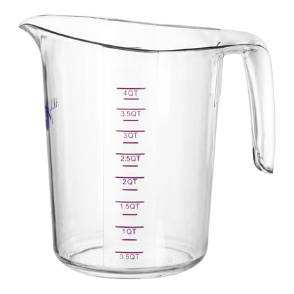 Cốc đong nhựa tím chống dị ứng Choice 3,8 lít