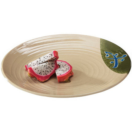 Đĩa melamine GET 207-10-TD Japanese Traditional 27 cm vân xoáy - Thùng 12 cái