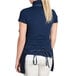 Tạp dề yếm ngắn vải poly-cotton có thể tùy chỉnh Chef Revival xanh navy, 1 túi