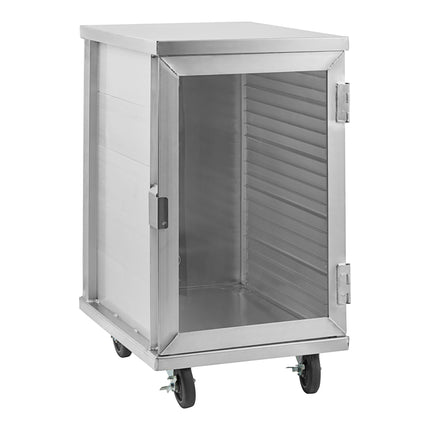 Kệ khay nướng kín Regency 20 khay nhôm nạp đầu kèm cửa acrylic trong - hàn liền
