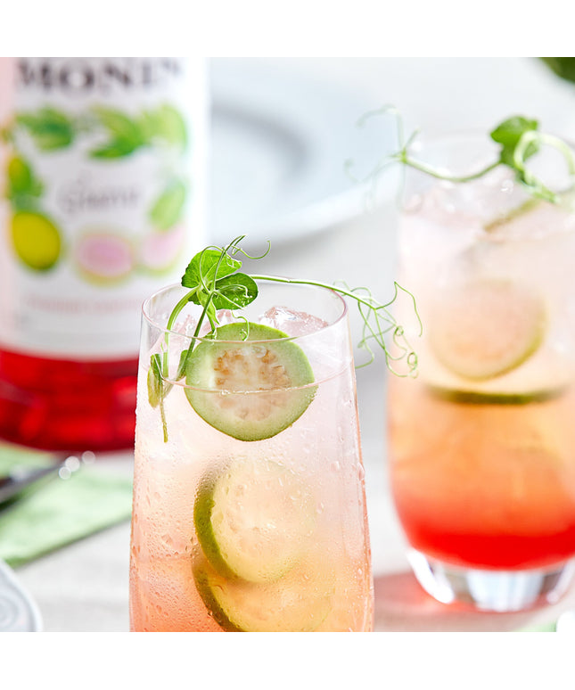 Siro tạo hương / trái cây ổi Monin Premium 1 lít - Thùng 4 chai