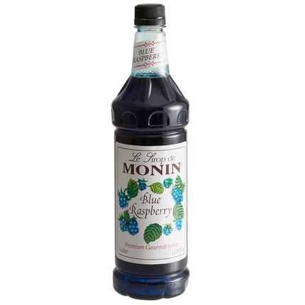 Siro tạo hương mâm xôi xanh Monin Premium 1 lít - Thùng 4 cái