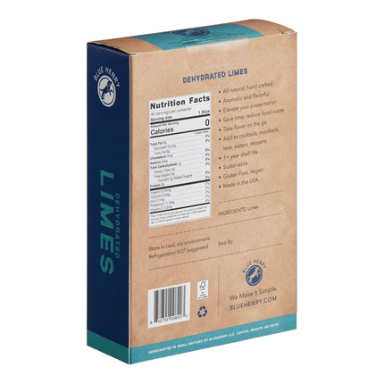 Lát chanh xanh sấy khô Blue Henry - Thùng 1.520 lát