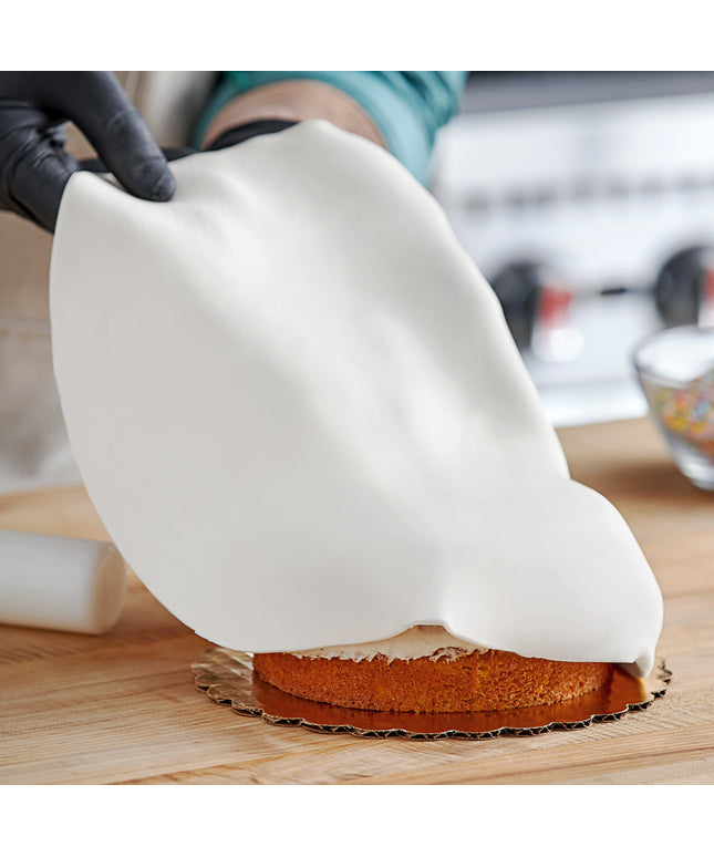 Đường fondant cán sẵn vị vani trắng Satin Ice 9,1 kg - Thùng 2 hộp