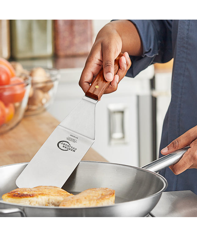 Xẻng lật Mercer Culinary Praxis M18400, tay cầm gỗ hồng mộc 20 x 8 cm