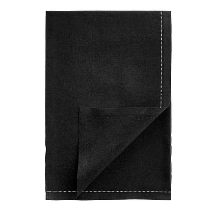 Khăn ăn đen bằng cotton 100% Choice 40 cm x 40 cm - Gói 25 cái
