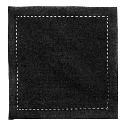 Khăn lót ly đen bằng cotton 100% Choice 11 cm x 11 cm - Thùng 1200 cái