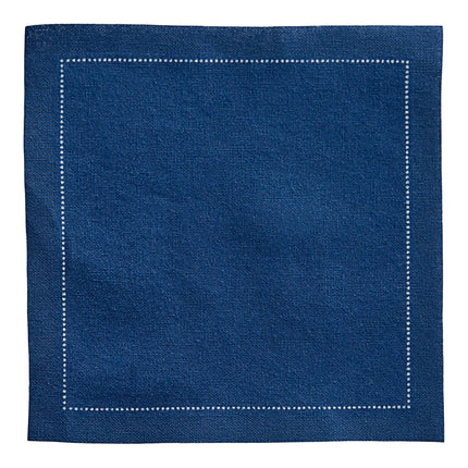 Khăn lót ly xanh navy bằng cotton 100% Choice 11 cm x 11 cm - Gói 100 cái