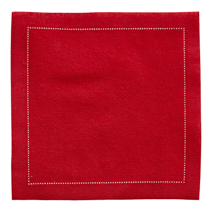 Khăn lót ly đỏ bằng cotton 100% Choice 11 cm x 11 cm - Thùng 1200 cái