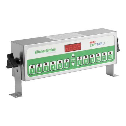 Đồng hồ hẹn giờ điện tử 12 món 99 giờ Kitchen Brains ZAP Timer LT Z0120120HFCLT kèm bộ gắn đa năng - 120V