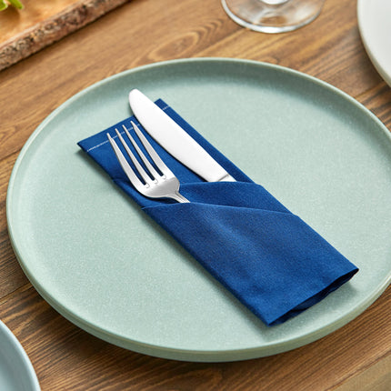 Khăn ăn xanh navy bằng cotton 100% Choice 40 cm x 40 cm - Thùng 250 cái