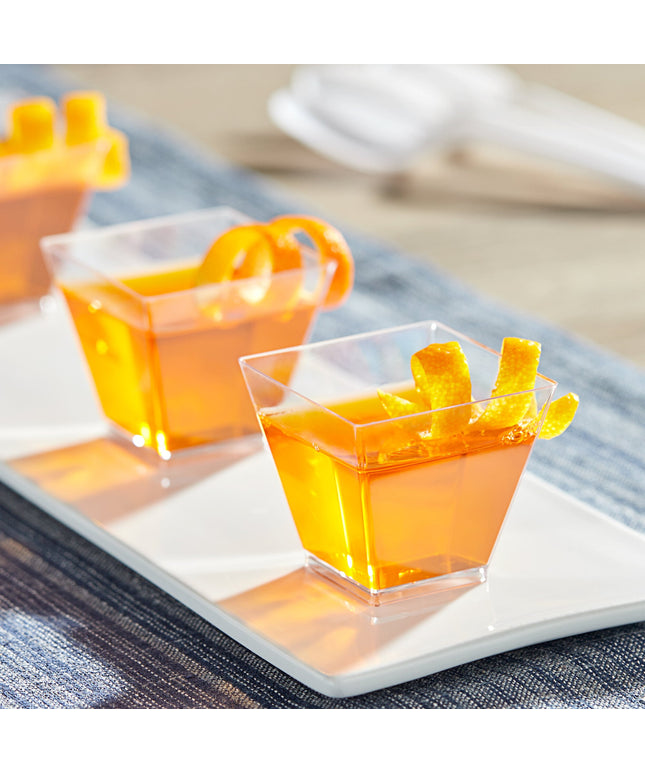 Ly shot nhựa vuông trong suốt Choice 59 ml - Thùng 320 cái