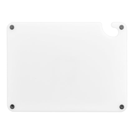 Thớt nhựa trắng có núm chống trượt, móc treo và thước đo Choice 51 x 38 x 1,3 cm