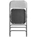 Ghế gấp bọc vải xám đệm 5 cm Lancaster Table & Seating - Thùng 4 cái