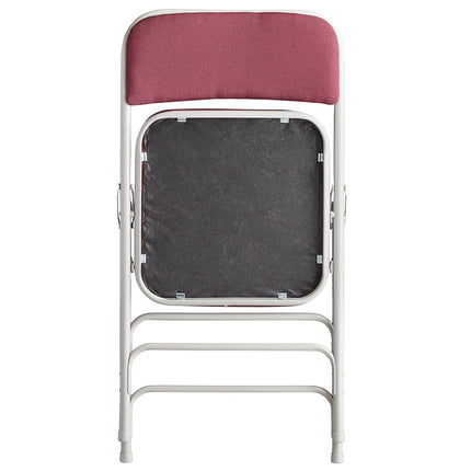 Ghế gấp vải Lancaster Table & Seating đỏ burgundy, đệm ngồi 5 cm - Thùng 4 cái