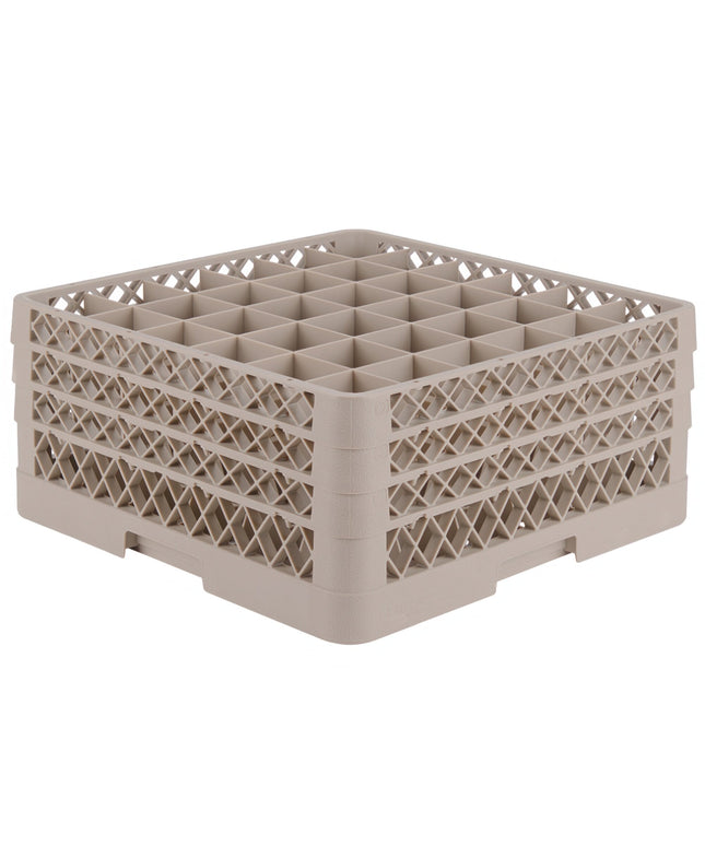 Giá đựng ly 36 ngăn màu be Vollrath Traex® TR7CCC cỡ đầy đủ cao 20 cm