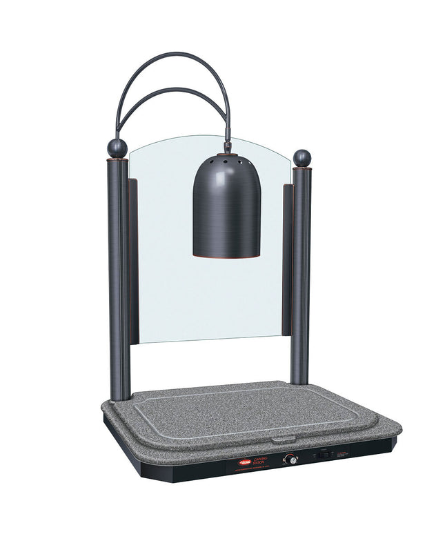 Quầy cắt thịt trang trí đèn đơn Hatco DCSB400-2420-1 đế nóng đá granite - 120V, 750W