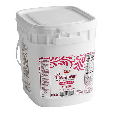 Kem tươi phủ vani Rich's Bettercreme Perfect Finish - Xô 6,8 kg