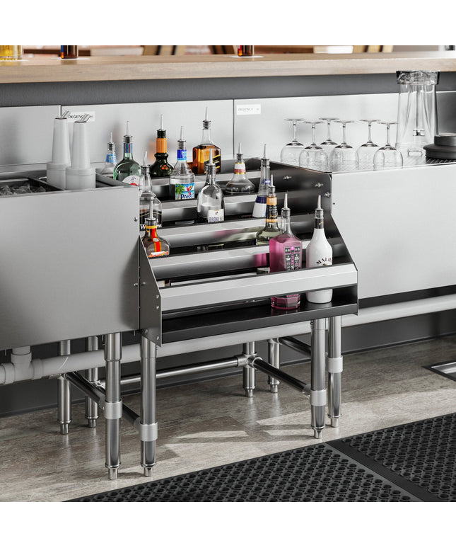 Kệ trưng bày rượu inox Regency Spec Line 61 cm năm tầng - sâu 74 cm