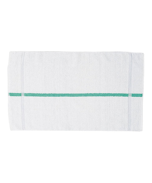 Khăn bếp cotton sọc màu xanh lá trắng Chef Revival 1247 g 63,5 x 38,1 cm - Gói 12 cái
