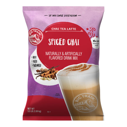 Bột pha trà sữa chai gia vị Big Train Spiced Chai - 1,6 kg - Thùng 4 túi