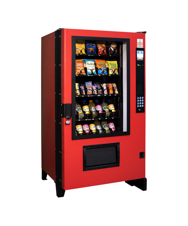 Máy bán hàng tự động đồ ăn nhẹ chống phá hoại AMS VRM 40 lựa chọn