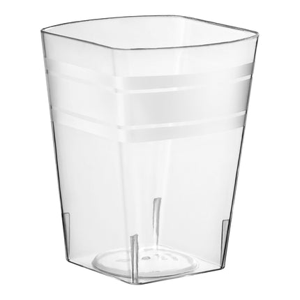 Ly dùng một lần Fineline Tiny Temptations 6404-CL 118 ml Tiny Tumblers trong suốt nhựa ly - Thùng 200 cái