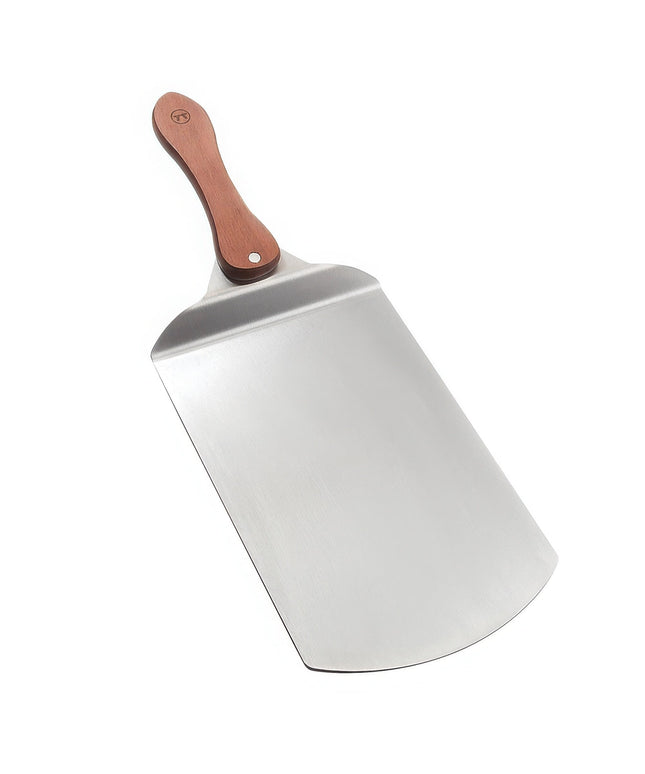 Xẻng xúc pizza thép không gỉ Outset QZ10 53 x 20 cm cán gỗ trắc gấp gọn 20 cm
