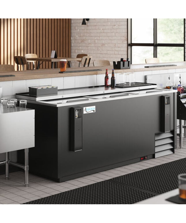 Tủ mát ngang đựng chai Avantco HBB-80-HC 203 cm màu đen
