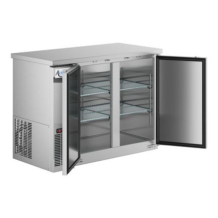 Tủ mát quầy bar hẹp Avantco UBB-48-HC-S thép không gỉ 122 cm cửa đặc đèn LED