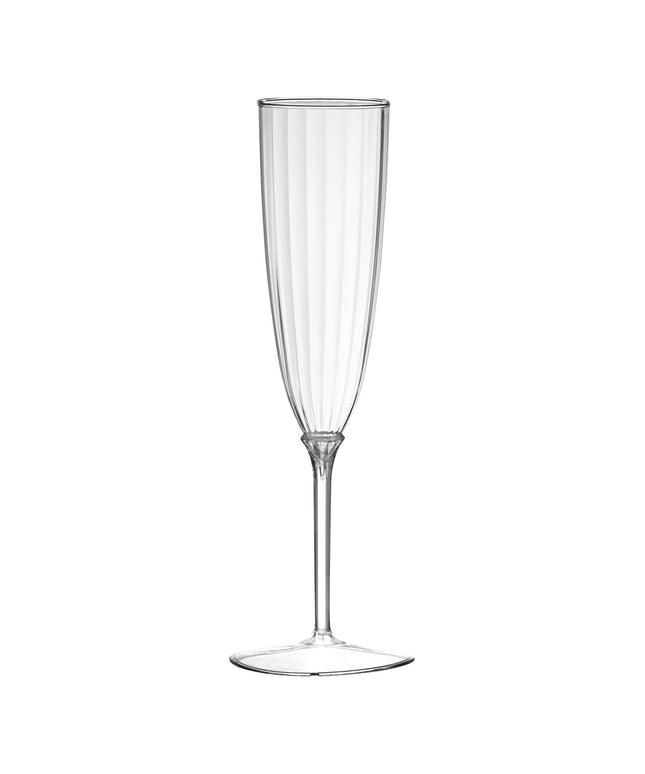 Ly champagne nhựa Posh Setting 177 ml trong suốt 1 mảnh - Thùng 96 cái