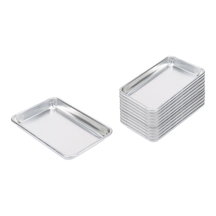 Khay nướng nhôm Choice eighth size viền lõi thép 19 gauge 17 x 24 cm - Thùng 12 cái