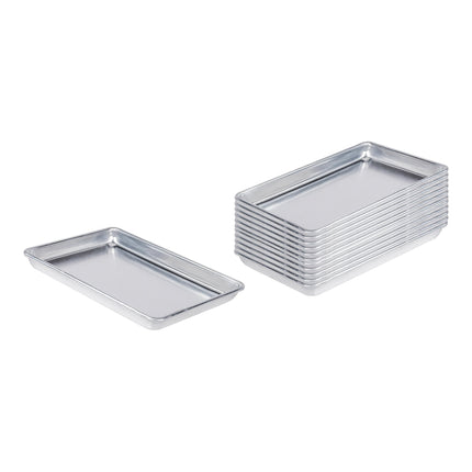 Khay nướng nhôm Choice quarter size viền lõi thép 19 gauge 24 x 33 cm - Thùng 12 cái