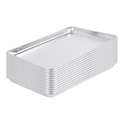 Khay nướng nhôm Choice half size viền lõi thép 19 gauge 33 x 46 cm - Thùng 12 cái