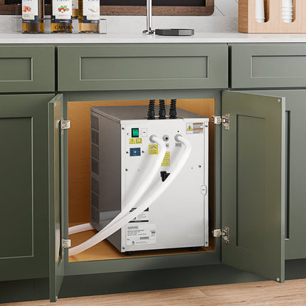 Máy cấp nước dưới quầy Narvon 76 lít/giờ có nước lạnh, thường và có gas với 2 vòi - 120V