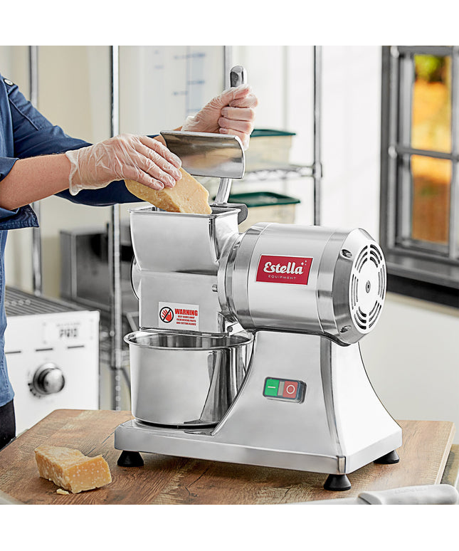 Máy nạo phô mai cứng điện Estella CG34 0,6 kg/phút - 120V, 3/4 hp