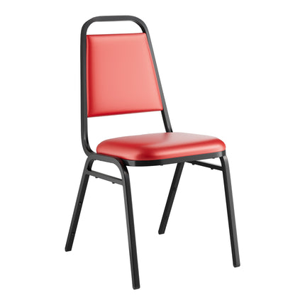Ghế tiệc xếp chồng đệm 2,5 cm màu đỏ Lancaster Table & Seating