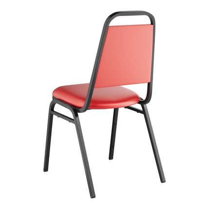 Ghế tiệc xếp chồng đệm 2,5 cm màu đỏ Lancaster Table & Seating