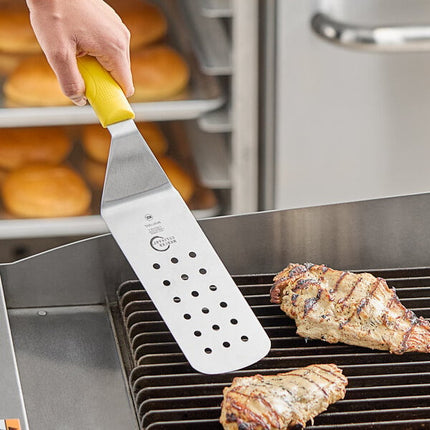 Xẻng lật đục lỗ Mercer Culinary Millennia M18710YL, tay cầm vàng 20 x 8 cm