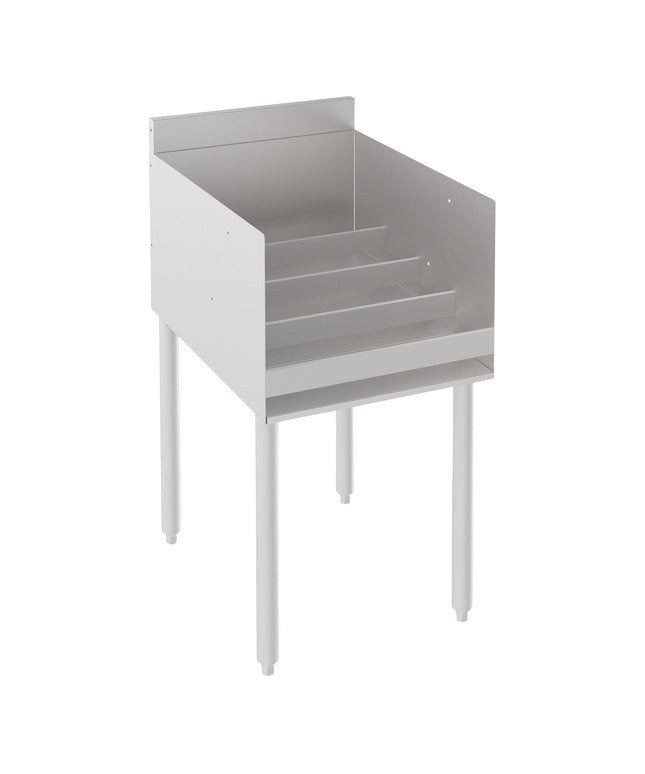 Giá trưng bày rượu 4 tầng dưới quầy Krowne Silver Series 18-18RD 46 cm, thép không gỉ, sâu 57 cm